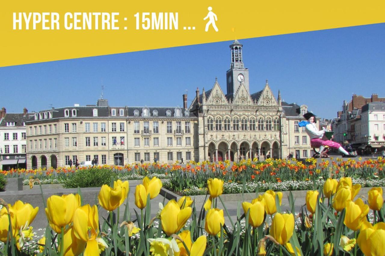 Appartement "Le Terminus " Gare-Cosy-Wifi 6 Personnes Saint-Quentin  Eksteriør bilde